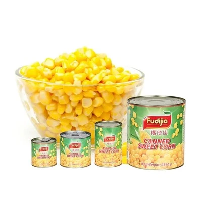Niðursoðinn sætur korn -400 g auðvelt opið
